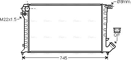 Ava Quality Cooling CN 2193 - Radiators, Motora dzesēšanas sistēma ps1.lv