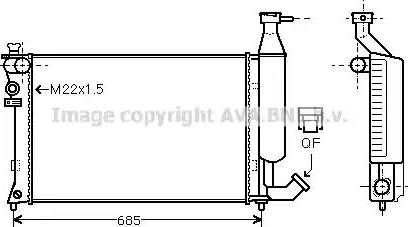 Ava Quality Cooling CN 2140 - Radiators, Motora dzesēšanas sistēma ps1.lv