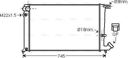 Ava Quality Cooling CN 2142 - Radiators, Motora dzesēšanas sistēma ps1.lv