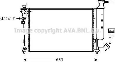 Ava Quality Cooling CN 2155 - Radiators, Motora dzesēšanas sistēma ps1.lv