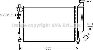 Ava Quality Cooling CN 2157 - Radiators, Motora dzesēšanas sistēma ps1.lv