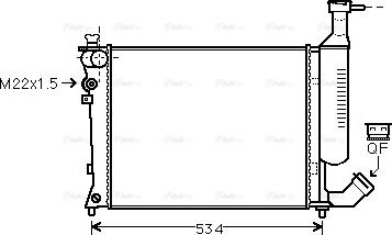 Ava Quality Cooling CN 2167 - Radiators, Motora dzesēšanas sistēma ps1.lv