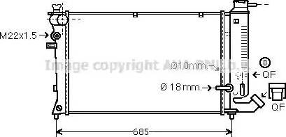 Ava Quality Cooling CN 2114 - Radiators, Motora dzesēšanas sistēma ps1.lv