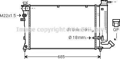 Ava Quality Cooling CN 2110 - Radiators, Motora dzesēšanas sistēma ps1.lv