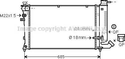 Ava Quality Cooling CN 2111 - Radiators, Motora dzesēšanas sistēma ps1.lv