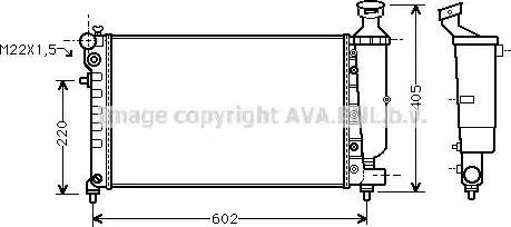 Ava Quality Cooling CN 2118 - Radiators, Motora dzesēšanas sistēma ps1.lv