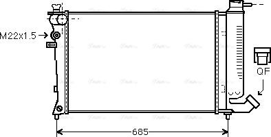 Ava Quality Cooling CN 2123 - Radiators, Motora dzesēšanas sistēma ps1.lv