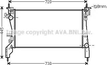 Ava Quality Cooling CN 2266 - Radiators, Motora dzesēšanas sistēma ps1.lv