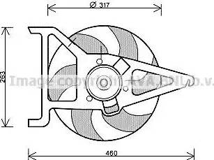 Ava Quality Cooling CN 7544 - Ventilators, Motora dzesēšanas sistēma ps1.lv