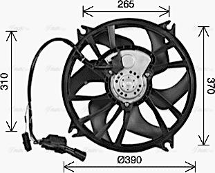 Ava Quality Cooling CN7556 - Ventilators, Motora dzesēšanas sistēma ps1.lv