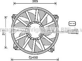 Ava Quality Cooling CN7552 - Ventilators, Motora dzesēšanas sistēma ps1.lv