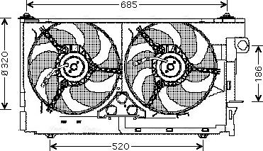Ava Quality Cooling CN 7516 - Ventilators, Motora dzesēšanas sistēma ps1.lv