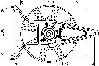 Ava Quality Cooling CN 7539 - Ventilators, Motora dzesēšanas sistēma ps1.lv