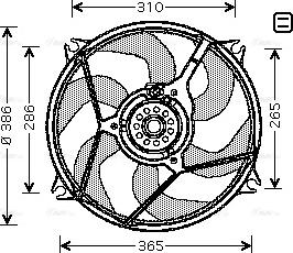 Ava Quality Cooling CN 7530 - Ventilators, Motora dzesēšanas sistēma ps1.lv