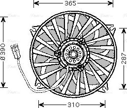 Ava Quality Cooling CN 7540 - Ventilators, Motora dzesēšanas sistēma ps1.lv