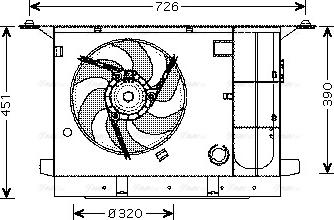 Ava Quality Cooling CN 7537 - Ventilators, Motora dzesēšanas sistēma ps1.lv