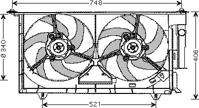 Ava Quality Cooling CN 7525 - Ventilators, Motora dzesēšanas sistēma ps1.lv