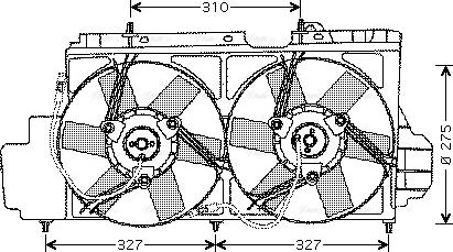 Ava Quality Cooling CN 7520 - Ventilators, Motora dzesēšanas sistēma ps1.lv