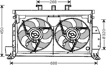 Ava Quality Cooling CN 7521 - Ventilators, Motora dzesēšanas sistēma ps1.lv