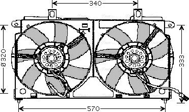 Ava Quality Cooling CN 7523 - Ventilators, Motora dzesēšanas sistēma ps1.lv