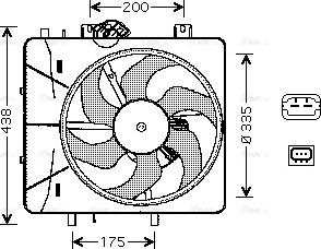 Ava Quality Cooling CN 7527 - Ventilators, Motora dzesēšanas sistēma ps1.lv