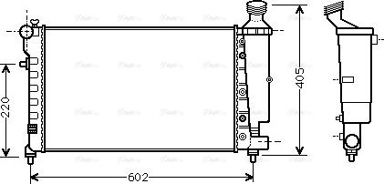 Ava Quality Cooling CNA2196 - Radiators, Motora dzesēšanas sistēma ps1.lv