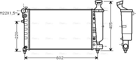 Ava Quality Cooling CNA2118 - Radiators, Motora dzesēšanas sistēma ps1.lv