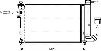 Ava Quality Cooling CNA2135 - Radiators, Motora dzesēšanas sistēma ps1.lv