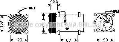 Ava Quality Cooling CN K158 - Kompresors, Gaisa kond. sistēma ps1.lv