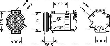 Ava Quality Cooling CNAK242 - Kompresors, Gaisa kond. sistēma ps1.lv