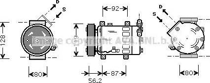 Ava Quality Cooling CN K214 - Kompresors, Gaisa kond. sistēma ps1.lv