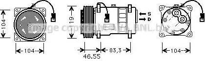 Ava Quality Cooling CN K019 - Kompresors, Gaisa kond. sistēma ps1.lv