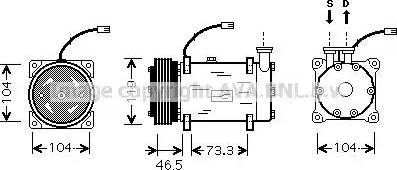 Ava Quality Cooling CN K030 - Kompresors, Gaisa kond. sistēma ps1.lv
