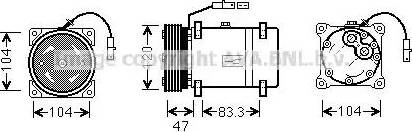 Ava Quality Cooling CN K178 - Kompresors, Gaisa kond. sistēma ps1.lv