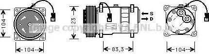 Ava Quality Cooling CN K177 - Kompresors, Gaisa kond. sistēma ps1.lv