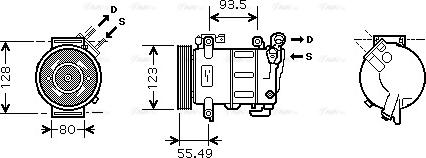 Ava Quality Cooling CN K251 - Kompresors, Gaisa kond. sistēma ps1.lv