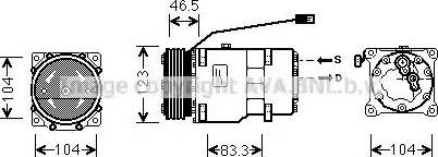 Ava Quality Cooling CN K257 - Kompresors, Gaisa kond. sistēma ps1.lv