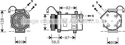 Ava Quality Cooling CN K207 - Kompresors, Gaisa kond. sistēma ps1.lv