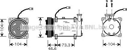 Ava Quality Cooling CN K215 - Kompresors, Gaisa kond. sistēma ps1.lv