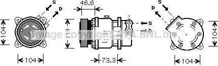 Ava Quality Cooling CN K218 - Kompresors, Gaisa kond. sistēma ps1.lv