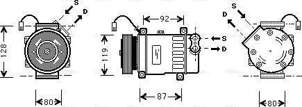 Ava Quality Cooling CN K217 - Kompresors, Gaisa kond. sistēma ps1.lv