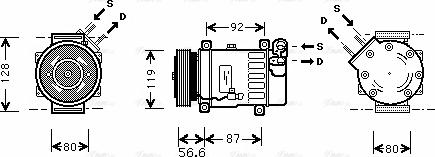 Ava Quality Cooling CN K238 - Kompresors, Gaisa kond. sistēma ps1.lv