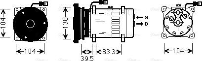 Ava Quality Cooling CPK001 - Kompresors, Gaisa kond. sistēma ps1.lv