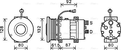 Ava Quality Cooling CPAK011 - Kompresors, Gaisa kond. sistēma ps1.lv