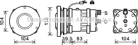 Ava Quality Cooling CPK017 - Kompresors, Gaisa kond. sistēma ps1.lv