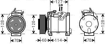 Ava Quality Cooling CRAK112 - Kompresors, Gaisa kond. sistēma ps1.lv