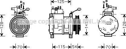 Ava Quality Cooling CR K074 - Kompresors, Gaisa kond. sistēma ps1.lv