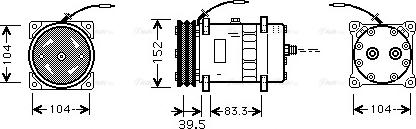 Ava Quality Cooling CSAK002 - Kompresors, Gaisa kond. sistēma ps1.lv