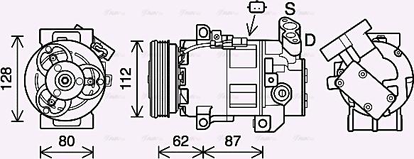 Ava Quality Cooling DAAK015 - Kompresors, Gaisa kond. sistēma ps1.lv