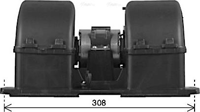 Ava Quality Cooling DF8099 - Salona ventilators ps1.lv